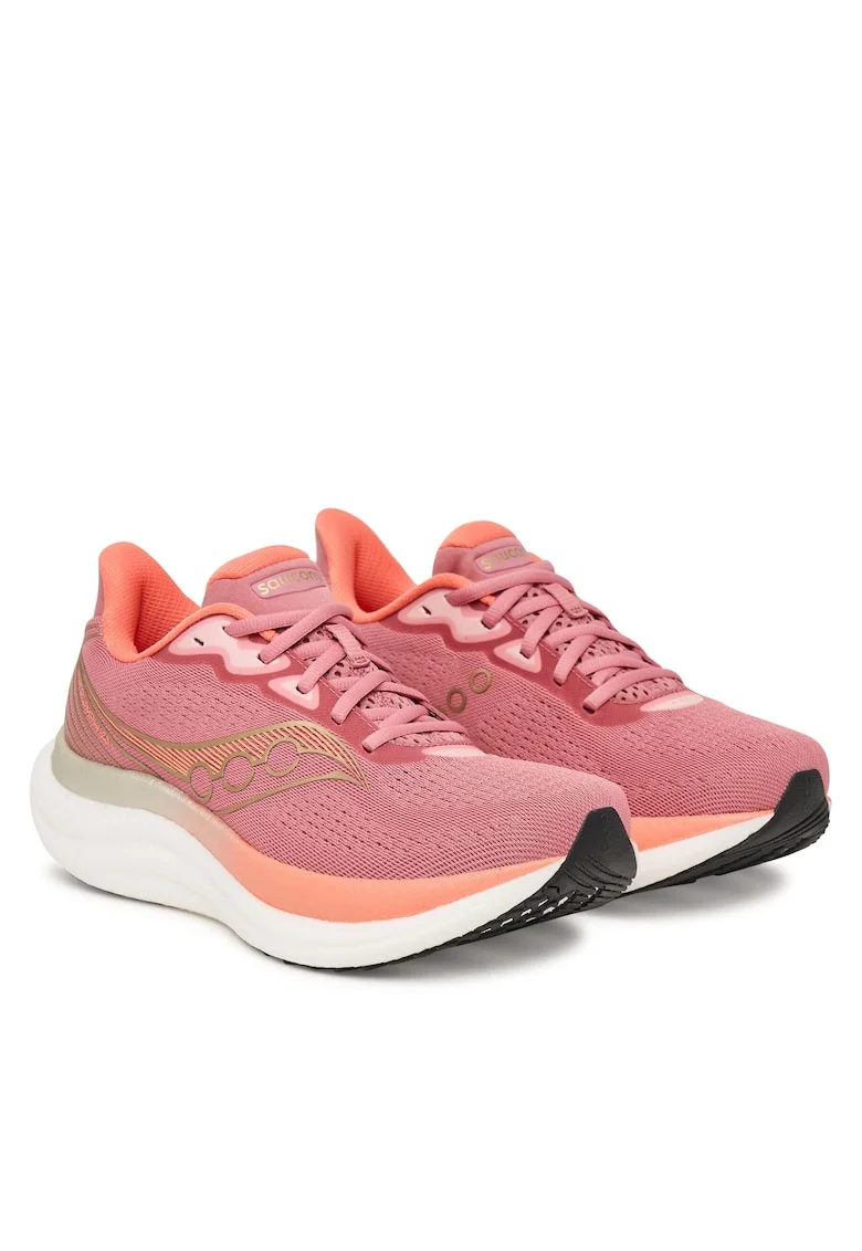 Pantofi sport dama,  confortabili, usori, roz, tesatura