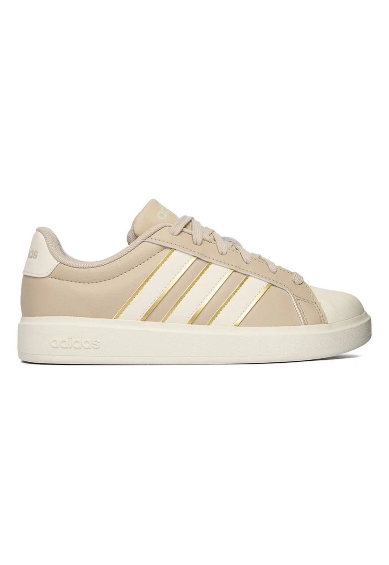Pantofi sport copii,  bej, piele ecologica, pentru fete