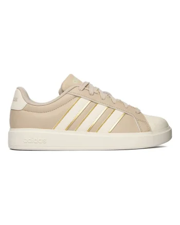 Pantofi sport copii,  bej, piele ecologica, pentru fete