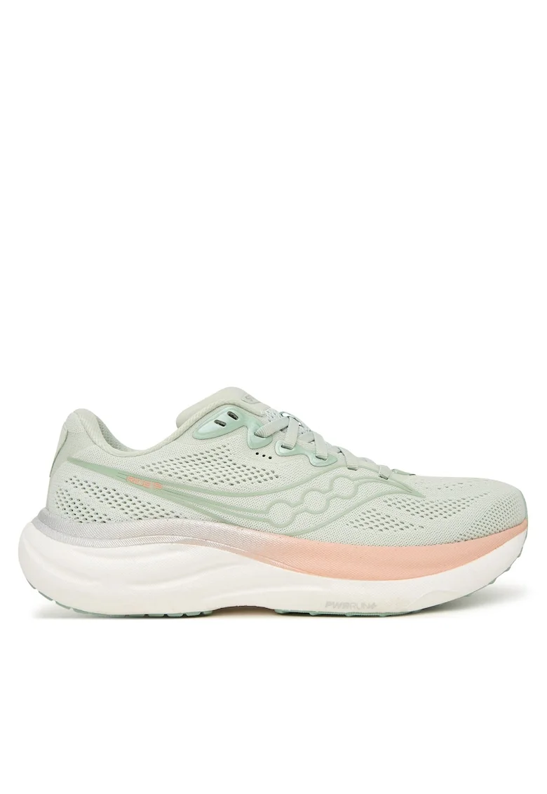 Pantofi sport dama,  alergare, textil, verde