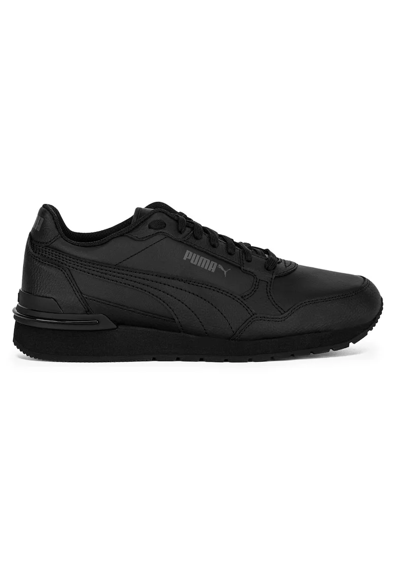Adidasi Baieti,  piele naturala, negru,
