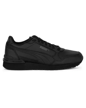 Adidasi Baieti,  piele naturala, negru,