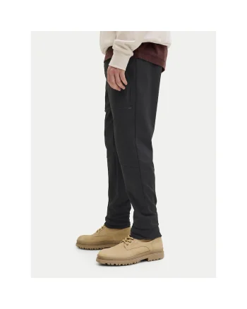 Pantaloni sport barbati,  negru, poliester/bumbac