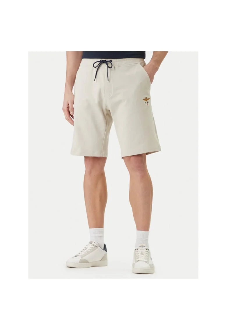 Pantaloni scurti sport barbati,  bumbac, bej