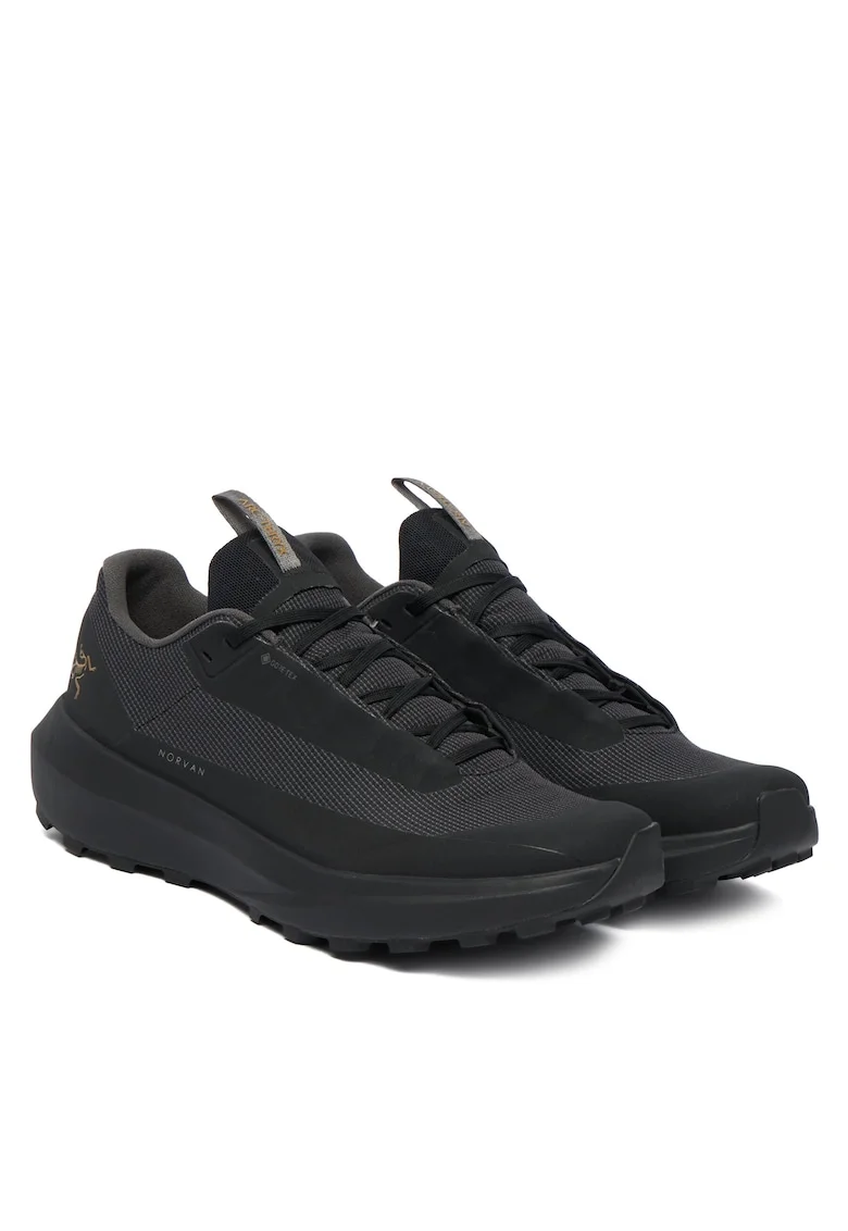 Pantofi de trekking dama, Arc'teryx, material textil, impermeabili, negru