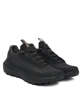 Pantofi de trekking dama, Arc'teryx, material textil, impermeabili, negru