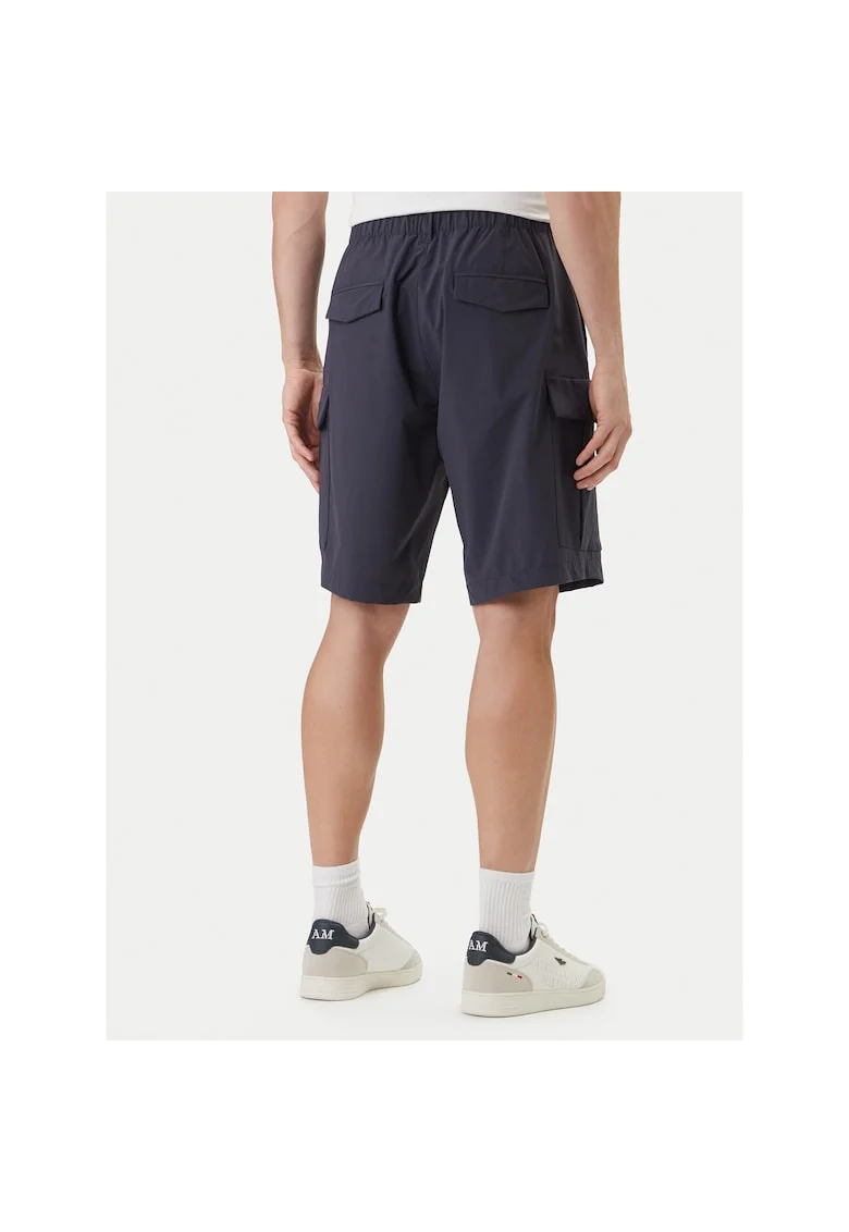 Pantaloni sport barbati,  poliamida, bleumarin, 91% poliamida, 9% elastan