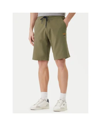 Pantaloni sport barbati,  bumbac, verde , 94% bumbac, 6% elastan