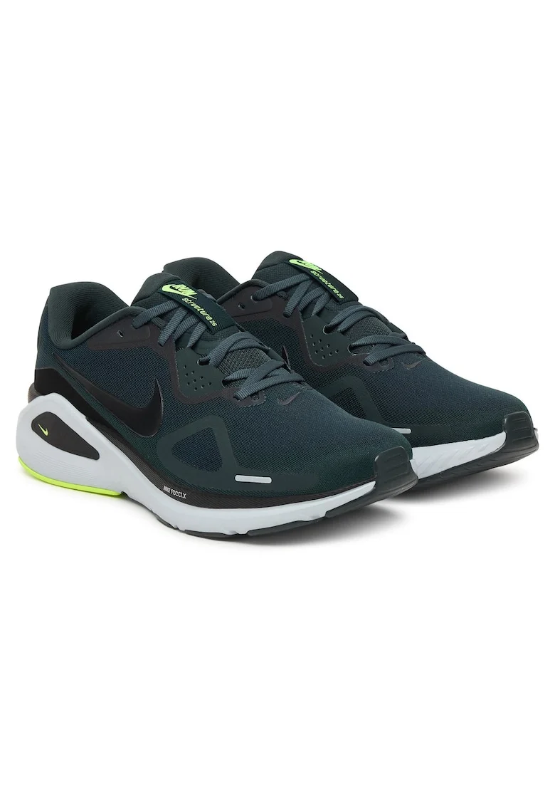 Pantofi sport barbati  pentru alergare, verde, textil
