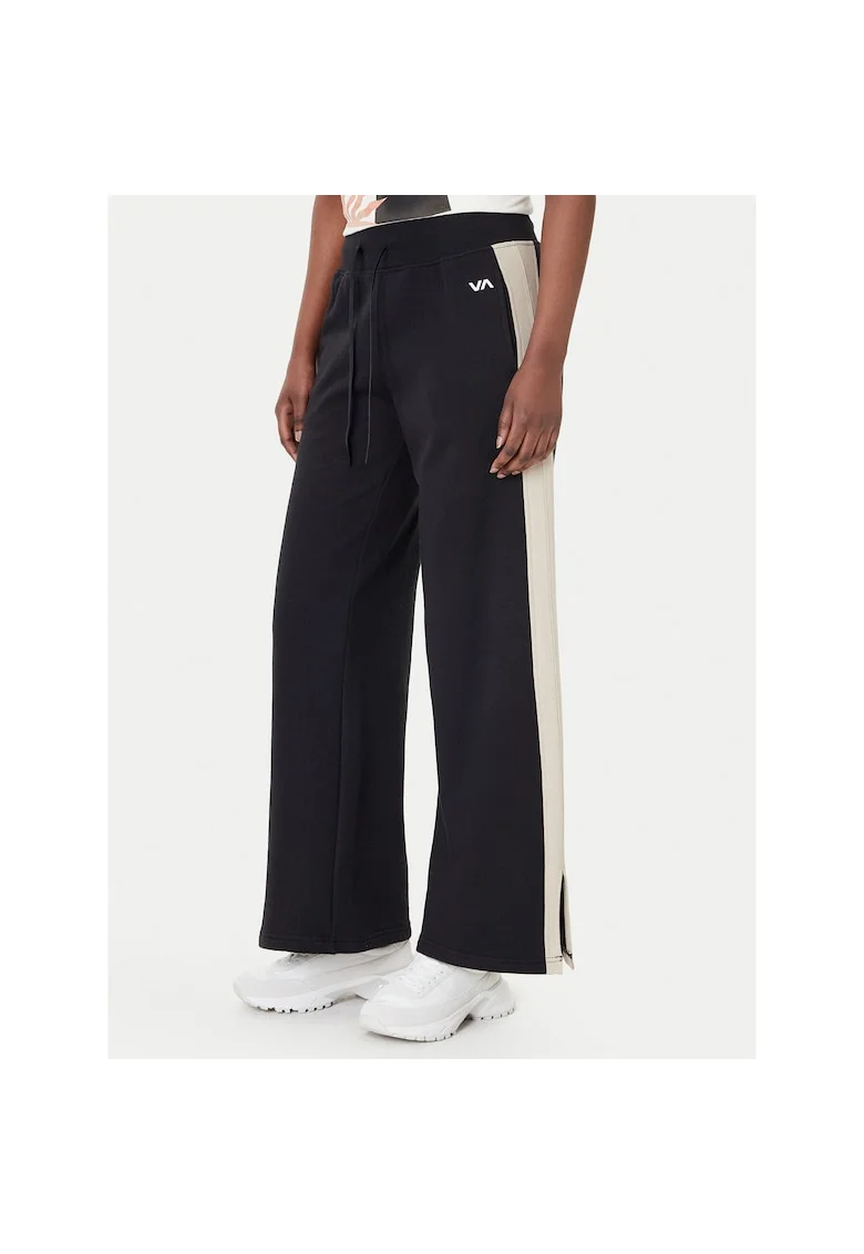 Pantaloni sport dama,  bumbac, negru, 80% bumbac, 20% poliester