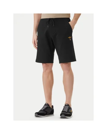Pantaloni scurti sport barbati,  bumbac, negru