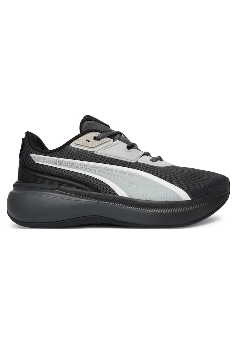 Pantofi sport barbati,  alergare, textil, gri