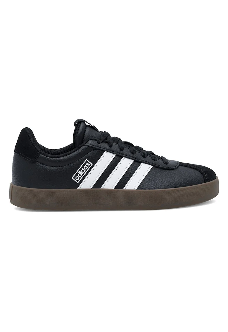 Pantofi sport dama,  sintetic, negru, design modern,
