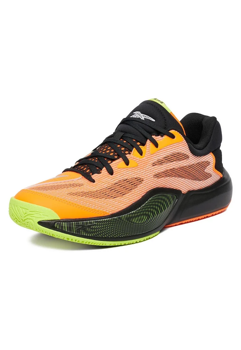 Pantofi sport barbati  baschet, portocaliu, piele ecologica