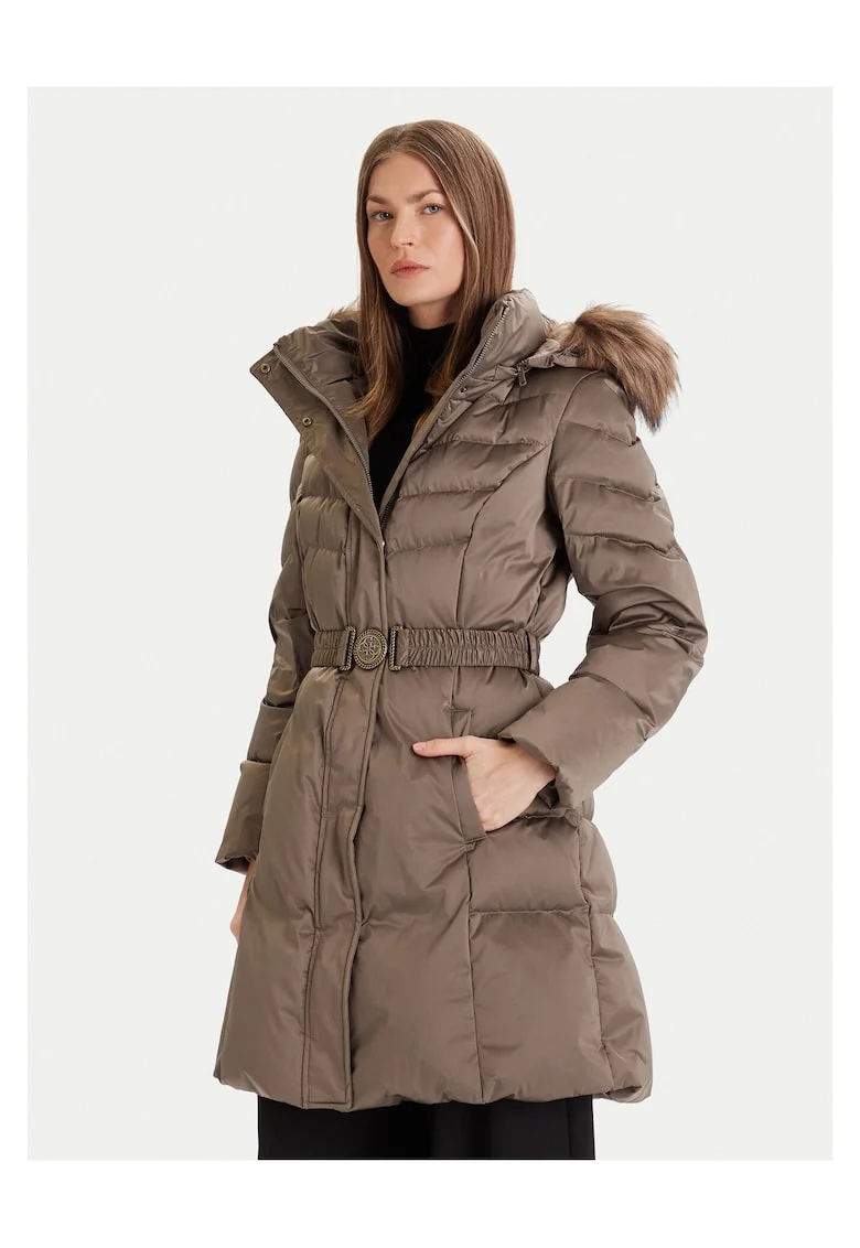 Geaca de puf dama  material usor, Kaki