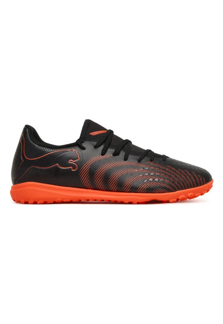 Pantofi de fotbal barbati,  piele ecologica, negru