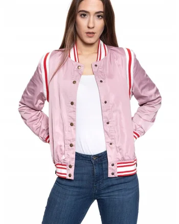 Jacheta De Tranzitie,  Hanna C Blouson, Capse, 100% Poliester, 3 Buzfwqdunare, S, Roz