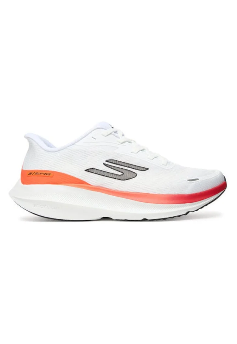 Pantofi sport barbati  pentru alergare, textil, alb
