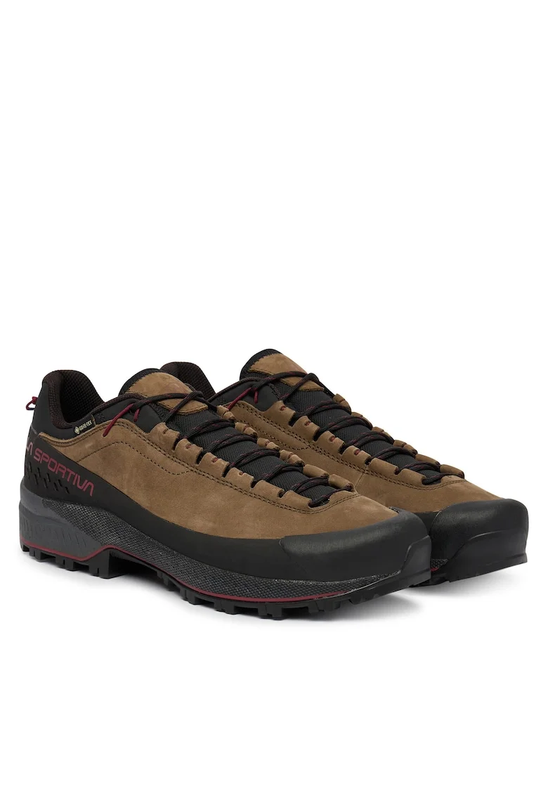 Bocanci sport barbati,  piele naturala, maro