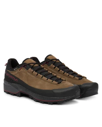 Bocanci sport barbati,  piele naturala, maro