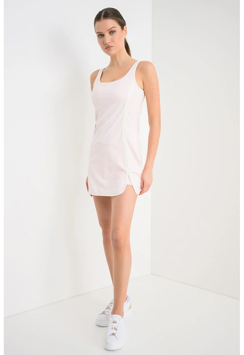Rochie mini pentru fitness, Alb/Roz pastel