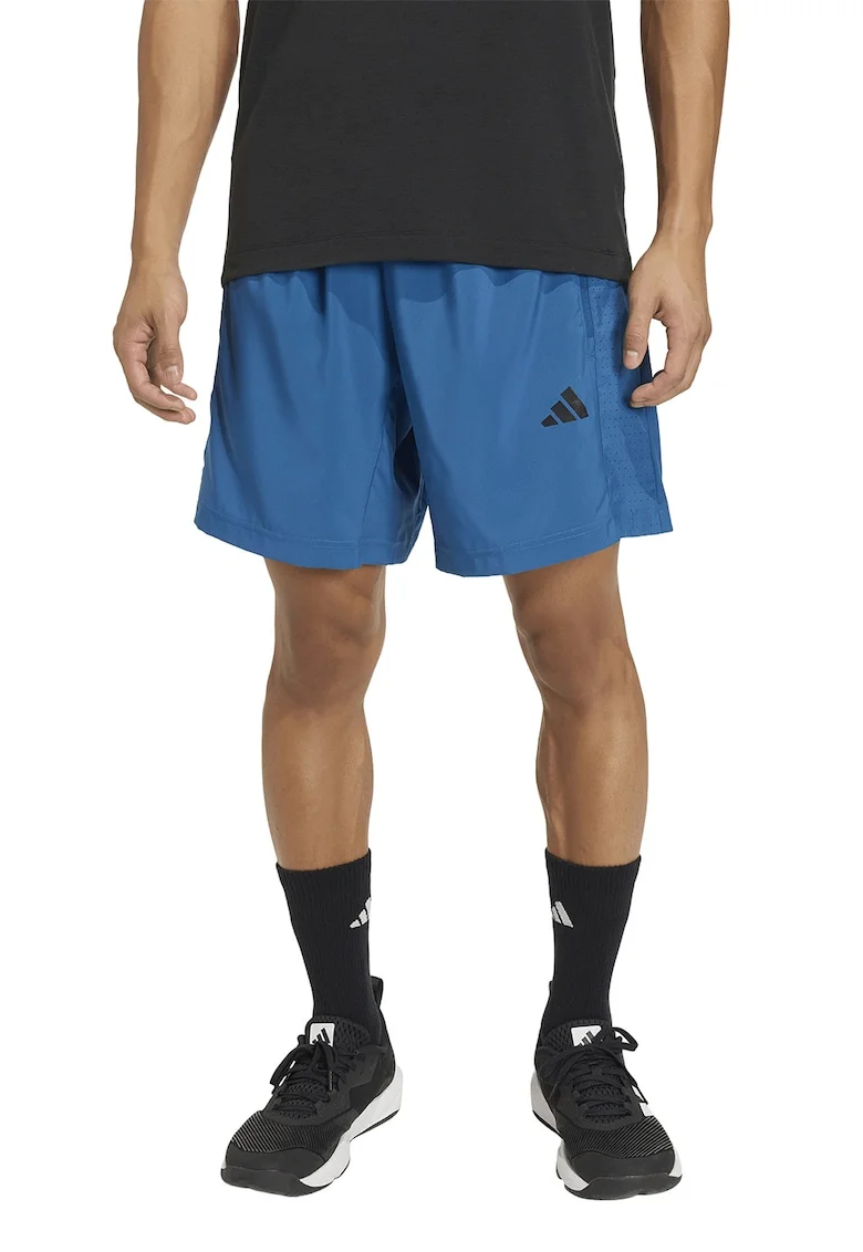 Pantaloni scurti pentru fitness We Bas, Albastru