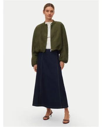 Geaca bomber  50% poliester reciclat, 50% poliester, Verde, Verde