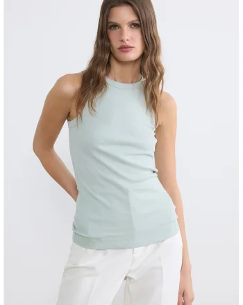 Top extra slim fit, Gri cenusiu