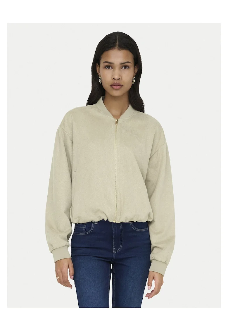 Geaca bomber dama, Bej