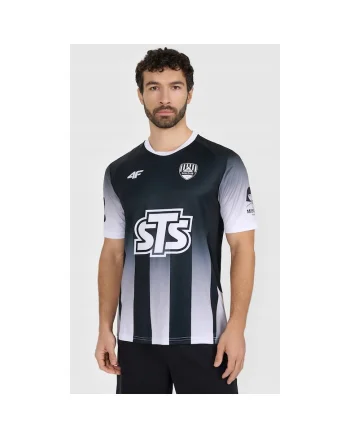 Tricou sport barbati  poliester, alb/negrudwqfq, Multicolor