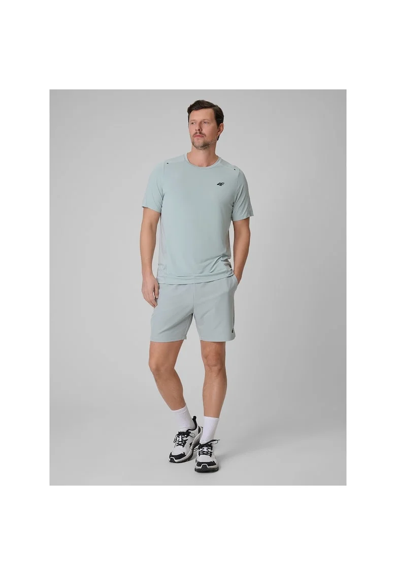 Pantaloni scurti sport barbati WSS26TFSHM1260-47S, 4F, Turcoaz deschis