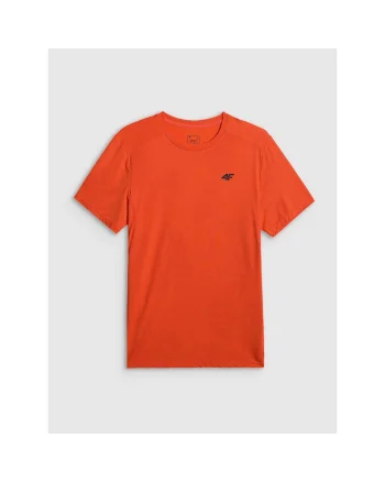 Tricou barbat cu uscare rapida,  portocaliu, regular, pentru antrenament