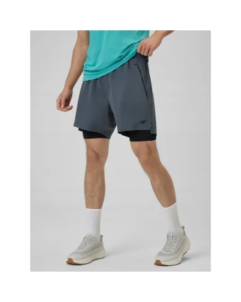 Pantaloni scurti sport barbati RSS26TFSHM1621-22S, 4F, Gri