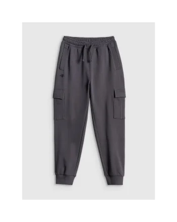 Pantaloni sport baieti,  gri inchis