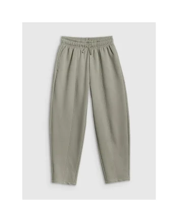 Pantaloni sport copii,  bumbac, bej, largi