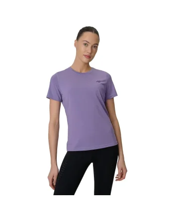 Tricou sport dama  violet, uscare rapida