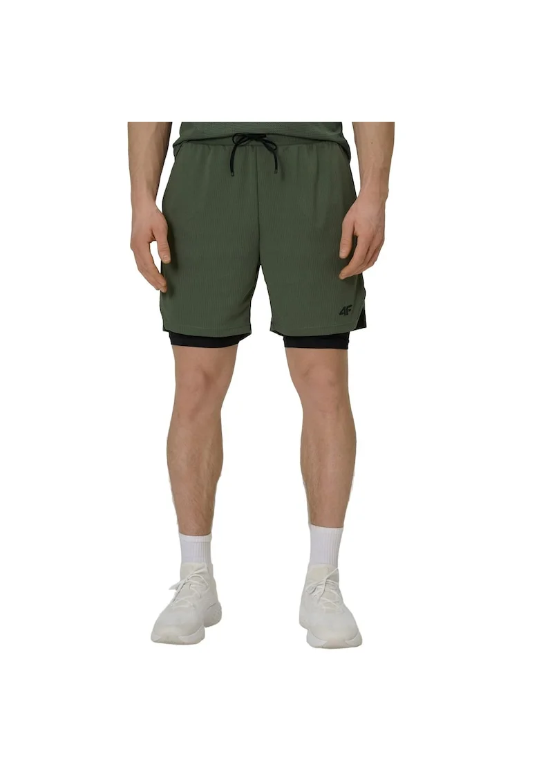 Pantaloni scurti sport barbati WSS26TFSHM1259-43S, 4F, Kaki