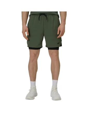 Pantaloni scurti sport barbati WSS26TFSHM1259-43S, 4F, Kaki