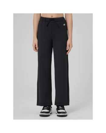 Pantaloni sport fete,  uscare rapida, negru