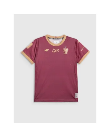 Tricou sport copii,  uscare rapida, poliester, rosu,