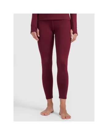 Pantaloni sport dama,  caldurosi, rosu, poliester,