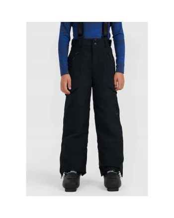 Pantaloni de ski  pentru baieti, NeoDry 8000, impermeabili, negri, poliester,