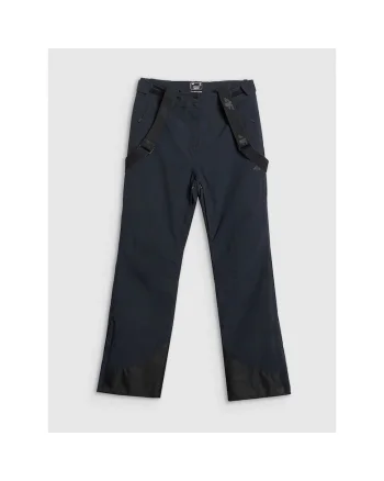 Pantaloni sport dama,  schi, negru, poliester,