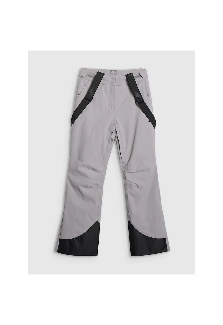 Pantaloni sport dama  gri, poliester,