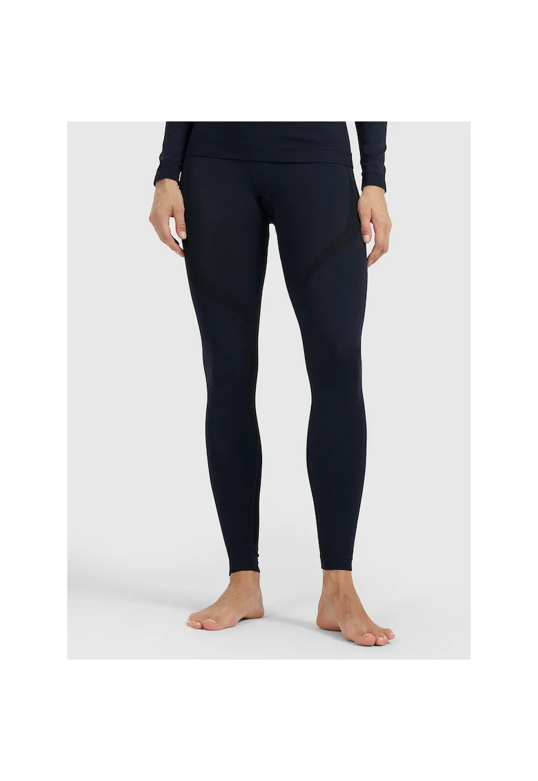 Pantaloni sport dama  negru, poliamidadwqf, Negru