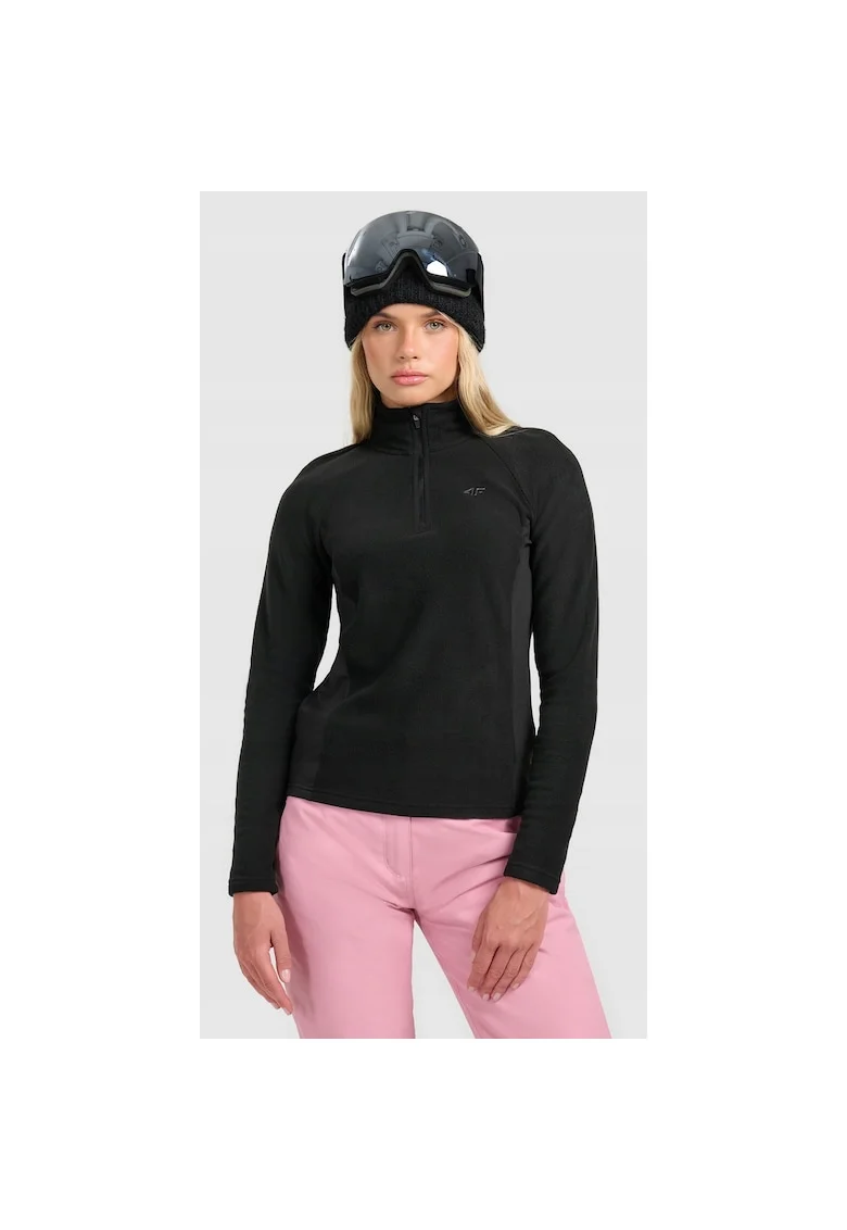 Bluza sport unisex,  poliester, negru