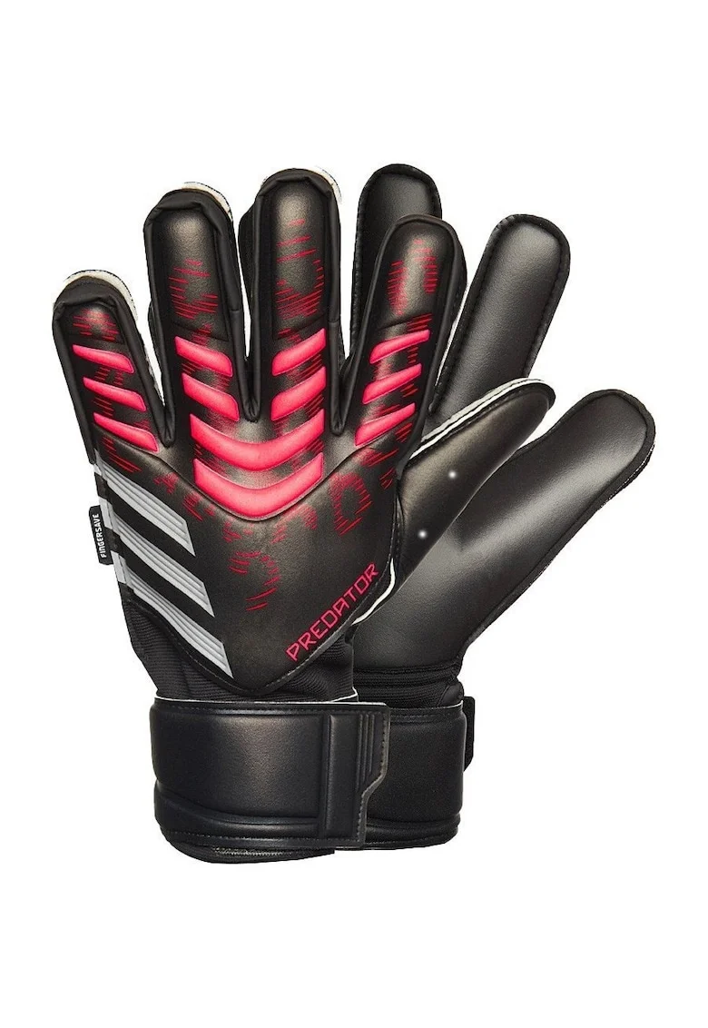 Manusi portar copii Adidas Predator Match, negru/rosu
