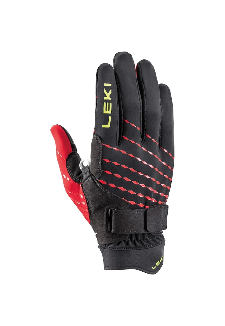 Manusi ski barbati  HS Ultra Trail Breeze Shark, black-red-neon yellow