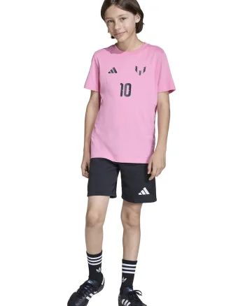 Tricou cu decolteu la baza gatului, pentru fotbal Messi, Roz