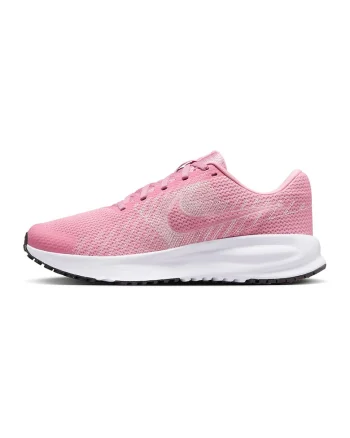 Pantofi Run Defy din plasa cu branturi cu amortizare pentru alergare, Roz pastel/Alb murdar